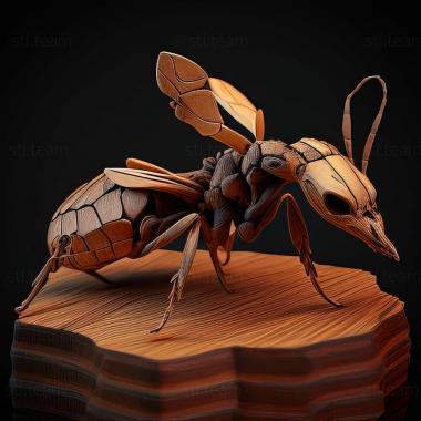 3D модель Camponotus sericeus (STL)